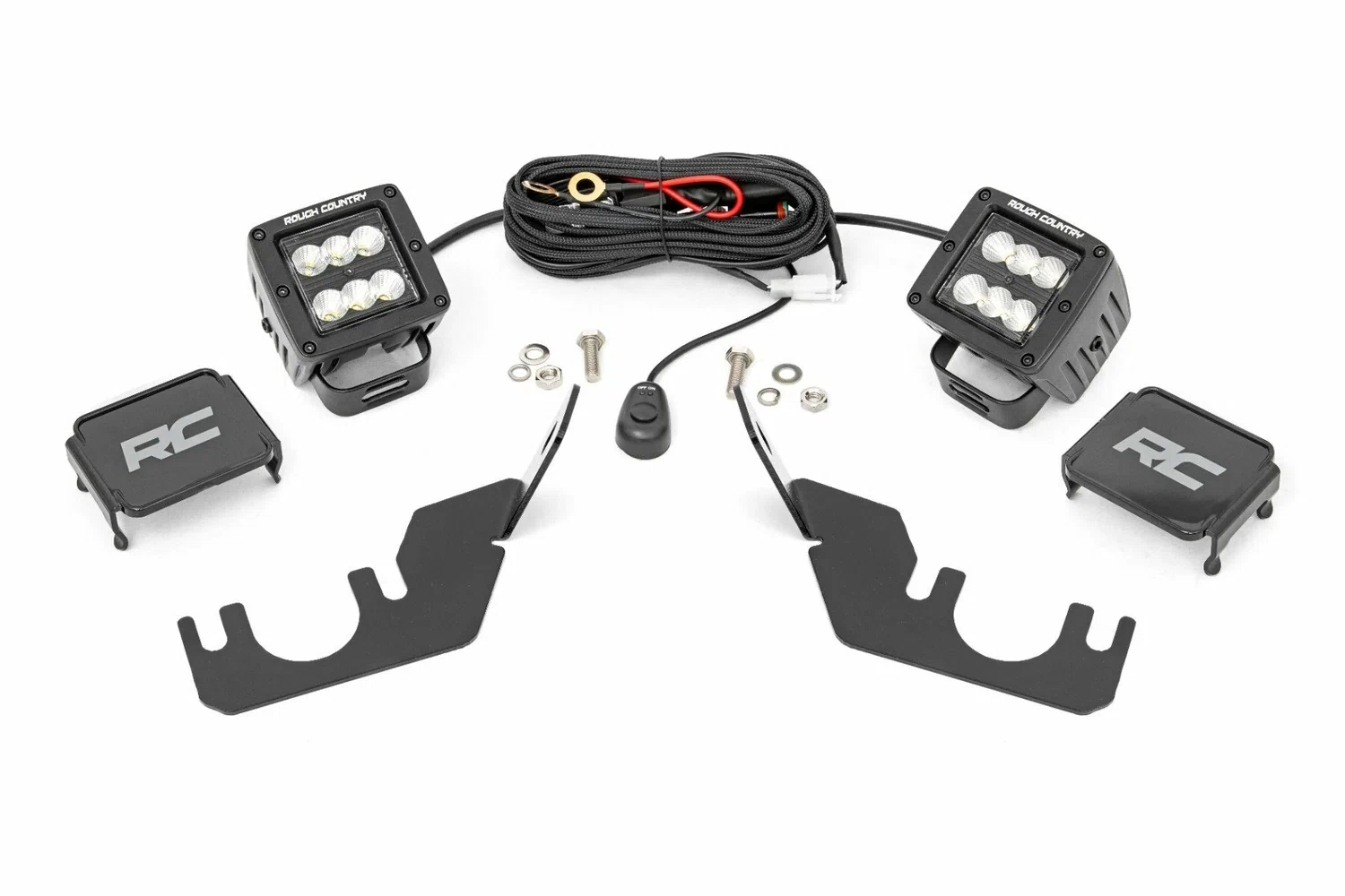 Fits Kawasaki Teryx 800_Teryx4 800 LED Light Kit Rear Mount 2_ Black Pair 94007